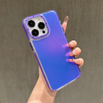 v&auml;rvi muutev akr&uuml;&uuml;l tpu kukkumisvastane kaitseraua &uuml;mbris iPhone'ile 15 14 13pro 11 12 14pro 15pro max L&auml;bipaistev kate iPhone 11 valge