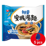 Nongshim Ansung Tang Myun 125g (3 Valikud) Seafood x 5PCS brown