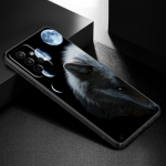 Moon Wolf Howli telefoni&uuml;mbris Samsung Galaxy A21 A30 A50 A52 S A13 A22 A32 A33 A53 A73 5G A11 A12 A31 A51 A70 A71 A72 kaas Samsung A11