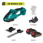 NEWBENY elektriline hekil&otilde;ikur 2-IN 1 T&otilde;hus juhtmeta majapidamises kasutatavate p&uuml;gamissaag Laetavad elektrit&ouml;&ouml;riistad Makita 18 V aku jaoks 1xBattery -EU Plug-Yellow