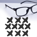 10 Pair Glasses Nose Pads Eyeglass Pads, Anti Slip Lightweight Easy to Install Nosepads Attach Black