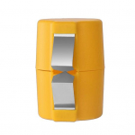 Munaavaja kreekeri eraldust&ouml;&ouml;riist K&auml;eshoitav munakoore purustaja, munakolbi eemaldaja k&ouml;&ouml;giriist kana-pardi hanemunade jaoks kollane