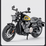 1/12 Scale Diecast BENDA Chinchilla 300 mootorratta mudel Simulatsioon sulamist Mootorratas M&auml;nguasjad Poistele Kingitus Voiture Miniatuursed m&auml;nguasjad lastele 1/12-Size:17.5*10.5*7.5cm kollane/must