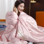 Uus k&auml;sitsi valmistatud siidist tekk mooruspuu siidist kevad-, suve-, s&uuml;gis- ja talvevoodikatetega, mugav 220 240cm 2500g