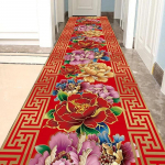 Luksuslikud koridori pikad vaibad jooksjale Esik Sinine kuldne žakaarmatt elutuba hotelli trepimatt libisemiskindel koduk&ouml;&ouml;gi vaip 60x200cm 23.6x78.7in