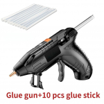 Kuumliimip&uuml;stol+liimiriba (10/40/100 t&uuml;kki) &Uuml;likond, taaslaetav juhtmevaba k&otilde;rge viskoossusega elektriline liimip&uuml;stol Glue gun+10 glue sticks must