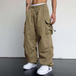 Cargo Langevarjup&uuml;ksid Meeste Harajuku Suurem&otilde;&otilde;tmelised t&auml;navar&otilde;ivad Y2k Hip Hop Laia jalaga Joggerid Baggy Techwear Ronimistreeningp&uuml;ksid XXXL