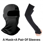 Mootorratta Balaclava kogu n&auml;o kate koos k&auml;evarrukate soojendajaga tuulekindel hingav mootorratta motokrossi jalgrattur jalgrattas&otilde;idu UV-vastane