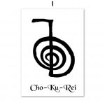 Reiki Cho Ku Rei Sei He Ki S&uuml;mbol T&scaron;akra Energia L&otilde;uendimaal Seinakunst Skandinaavia Plakatid Ja Prinditud Pildid Elutoa Dekoratsiooniks 21X30cm No Frame
