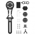 Jalgrattaarvuti kinnitusnurga reguleeritav kerge ja vastupidav alumiiniumsulamist universaalne m&auml;gijalgratta juhtraud arvutihoidik Jalgrattas&otilde;idutarvikud