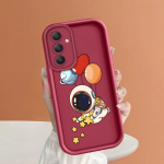 Pehme silikoonist ruudukujulise redeliga printimismustriga telefoni korpus T&auml;iskaanega kaamera p&otilde;rutuskindel kaitse kummist &uuml;mbris Samsungile Samsung A03S must