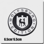 3D metallist Saksa Wolfsburgi logo Kleebis Auto pagasiruumi logo kleebised Esiv&otilde;re Embleemim&auml;rk GTI Golfile 2 3 4 5 6 7 MK2 MK3 MK4 MK5 MK6 MK7 4-Badge Sticker