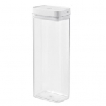 &Otilde;hukindel toiduainete s&auml;ilituskonteiner kaanega BPA-vaba k&otilde;rge l&auml;bipaistvusega virnastatav disain kuiv teravilja 1800ml