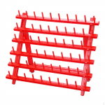 &Otilde;mblusniidi hoidik Rack Poolide Hoidik Poolide Korraldaja Punutiste Kudumiseks punane