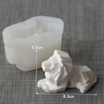 Geomeetriline l&otilde;vi &scaron;abloonk&uuml;&uuml;nlavorm, silikoonvorm k&uuml;&uuml;nalde valmistamiseks DIY k&auml;sitsi valmistatud j&otilde;ulukingitused j&otilde;uludeks kodukaunistus