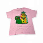 Koszulka T-shirt męski okrągły dekolt SPENCER'S PINKGABBERCAT L