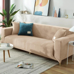 Velvet pl&uuml;&uuml;sist diivanikatted 1/2/3/4 istmed žakaarv&auml;rvi tahke diivanikate L kujuga diivanikate kaitsepingi katted 1 SEAT (90-140CM)