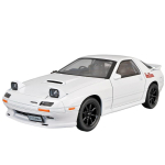 1/32 Mazda RX7 Initial D Miniatuurne Valatud RX-7 M&auml;nguauto Mudel Heli ja Valgus Avatavad Uksed Kogumisobjekt Kingitus Lastele Poiss Laps valge