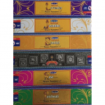 Satya Nag Champa naturaalne lavendel, naturaalne jasmiin, naturaalne sandaal, superhitt, naturaalne roos, naturaalne pat&scaron;uli &ndash; komplekt 6-15 grammi