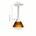 1 tk Creative Cocktail Glass Cup Tagurpidi Martini Klaasid Vein Klaasimahl Restoran K&ouml;&ouml;k Sashimi Kuiv J&auml;&auml; konteiner Vaba aeg Baar Peo Klaastass 1pc/300ml