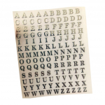 1 leht 4 mm 9 mm t&auml;hestikuga numbrikleebis kiri dekoratiivne isetegemise album K&auml;siraamatu p&auml;evik V&auml;ljal&otilde;igete albumi kinkekleebised F-4