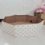 Lastele m&otilde;eldud sisebassein, mitmeotstarbeline m&auml;ngubassein Bear Print Wave Ball Pool Baby sisebassein A-80x20cm