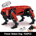 Uus 936PCS RC Power Robot Koer Ehitusklotsid 15066 Tehnilised Robot M&auml;nguasjad Motoriseeritud Boston Dynamics Big Alpha Dog Model Klotsid Kingitused punane