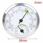 Seinale paigaldatav temperatuuriniiskusm&otilde;&otilde;tur Termomeeter H&uuml;gromeeter saunaruumi jaoks mini roheline