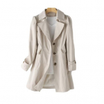 S&uuml;gis-kevadine naiste jope, lahtise kraega, &uuml;herealine, keskmise pikkusega, &uuml;hev&auml;rviline, pendeldamise mantel, matkajakk, tuulejope M must