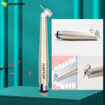 Hambaravi LED kiire k&auml;siinstrument, 45-kraadise &otilde;huturbiiniga k&auml;siinstrument, tagasit&otilde;mbumisvastane, &uuml;hesuunaline veepihustus 2 holes kuld