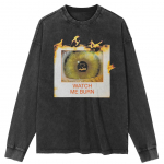 Streetwear Suure Silmaga Graafikaga Pestud Must T-s&auml;rk Puuvill Unisex &Uuml;laosad T-s&auml;rgid Pluss Suurus Pikk T-s&auml;rk S must