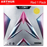 LOKI ARTHURi seeria lauatennise kummist kleepuv professionaalne lauatennise kummileht Eelh&auml;&auml;lestatud k&auml;sn Arthur Hiina Aasia Euroopa LAA Red gray