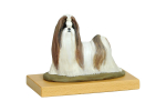 Shih Tzu, Chrysanthemum Dog I - painted figurine, statue, figure, made by the artist, brand Art-Dog