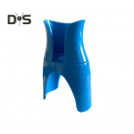 Silmatilkade pudeli jaotur Kaasaskantav korduvkasutatav vanuritele silmatilkade aplikaator Universaalne eakatele lastele m&otilde;eldud silmatilkade pudelihoidja abivahendid sinine