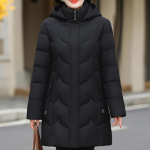 Suures suuruses XL-6XL Keskea naiste talvejoped Uued mantlid Elegantsed lahtised paksud soojad pikad parkad Naiste &uuml;ler&otilde;ivad 4XL must