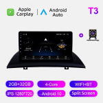 Autoraadio Android Auto Carplay BMW X3 E83 2004-2012 Multimeediumipleieri peakomplekt Stereo GPS Navigatsioon BT WIFI 2+32GB 2+32GB
