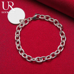 925 Sterling H&otilde;be &Uuml;mmargune Sildiga K&auml;ev&otilde;ru Moodsad Pulmaehted 20CM