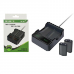 XBOX ONE jaoks topeltlaadimise dokk kontrolleri laadija laetav aku 9.2*7.3*3cm must