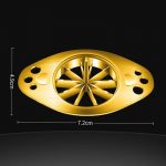 Roostevabast terasest rohelise sibula viilutaja loominguline multifunktsionaalne k&ouml;&ouml;giviljapurustaja kodune sibula purustaja k&ouml;&ouml;giriiv h&otilde;be
