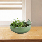 10 inch Large Planter Flower Pot Container Round Shallow Ceramic Bowl