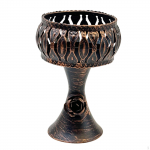 Candle Holder Serving Tray for Practical Use as a Table Centerpiece and Snack Storage in Hotels or 14.5cmx9.5cmx6cm kuld