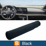 Auto armatuurlaud Kattepadi P&auml;ikesekaitse UV-vastased Vaibad Libisemisvastased Matid Hyundai Elantra CN7 N Line 2024 2024 2024 2024 jaoks must