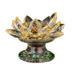 Lootuse Lille Kvarts Kristall Lootuse Mitmev&auml;rviline Puhtus Lootuse K&uuml;&uuml;nlajalg K&otilde;rged Jalad K&otilde;rged Jalad Lootuse Figuurid kollane