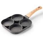 Munapann Mittekleepuvad pannkoogipannid 4-tassilised keedun&otilde;ud Pannkoogipann Munapann Sobib gaasipliidi induktsioonpliidile kollane