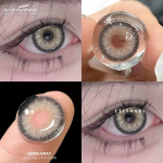 EYESHARE Colored Contact Lenses 2PCS Annual Red Cosmetic Colored Soft Lenses Gray Natural Colored Lenses Brown Lenses Colored Beauty Lenses