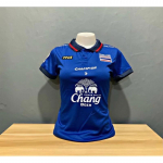 Tai Rahvuslik Naiste Jalgpalli Treeningus&auml;rk CHEER F&auml;nni Tr&uuml;kis Vintage Retro Elevandi Kiiresti Kuivav Polo S&auml;rk L&uuml;hikeste Varrukatega &Uuml;htne Spordi V&auml;lisriietus Onesize