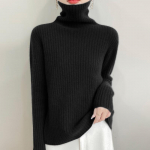 Naiste ka&scaron;miirist kampsun Qinghe ka&scaron;miir 30% ka&scaron;miir 70% vill S&uuml;gis-talvine ka&scaron;miir-pulover pehme ja soe M