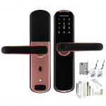 Digitaalne ukseluku kaart TUYA Anti jaoks?Varguse s&otilde;rmej&auml;lje parool IC-kaart Rose Gold korter kontorisse