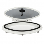 Paadi illuminaatori aken roostevabast terasest vananemisvastane ovaalne illuminaator paadijahilaeva RV jaoks