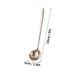 WORTHBUY 304 roostevabast terasest supilusikas armas lauan&otilde;u k&ouml;&ouml;gikulp, pika varrega supilusikas Kodused s&ouml;&ouml;giriistad serveerimislusikas